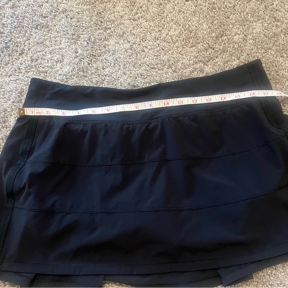 {Lululemon} Black Mid-Rise Pace Rival Skort - Picture 4 of 12